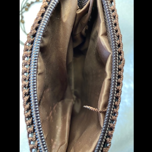 Natural Coconut Shell Handmade Crossbody Purse Hawaiian Sling Bag NWT - Picture 4 of 14